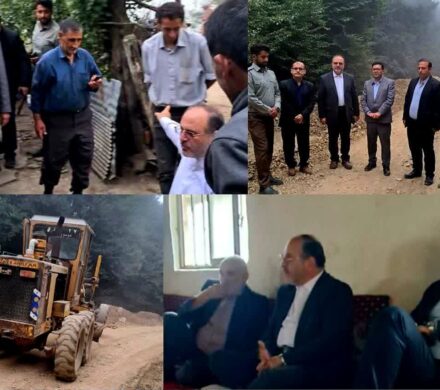 بازدید دکتر عباسی کالی از روستای اجت