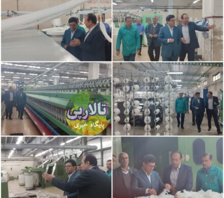 بازدید دکتر عمران عباسی کالی نماینده مجلس شورای اسلامی از کارخانه خزر ریس